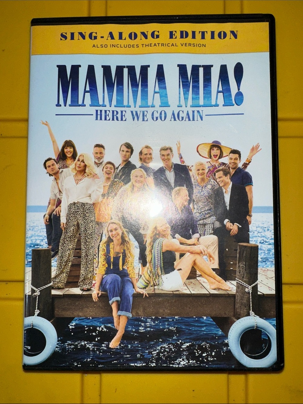 “Mama Mia! Here we Go Again” dvd